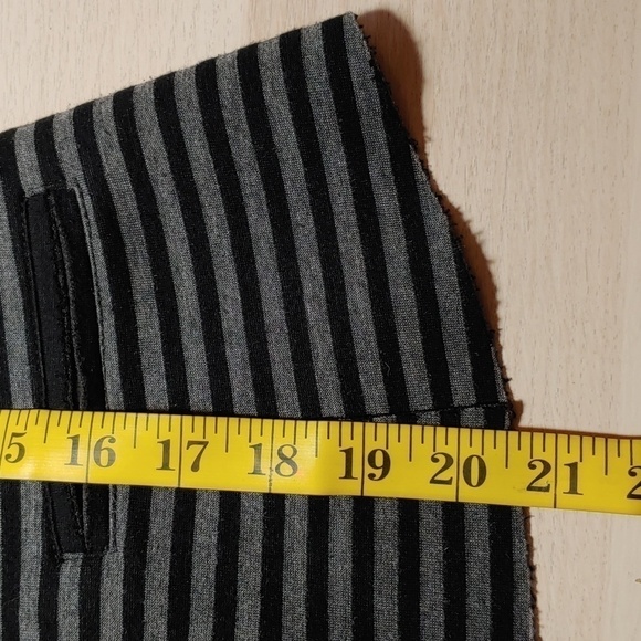 RINASCIMENTO Black and gray stripe one button blazer jacket - Picture 10 of 13